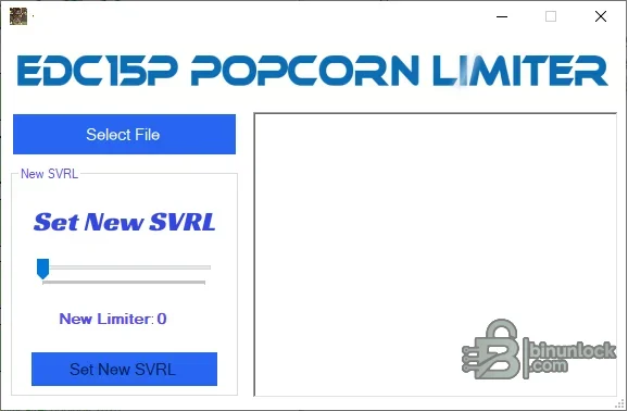EDC15P rev-limiter module with file selection and limiter value control