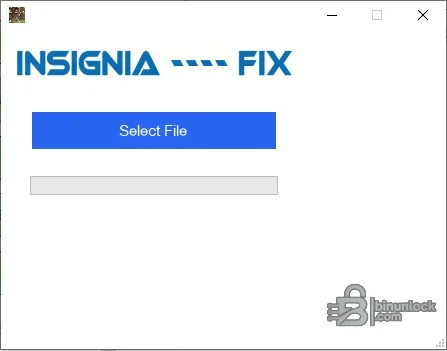 Opel Insignia binary repair module with local file selection