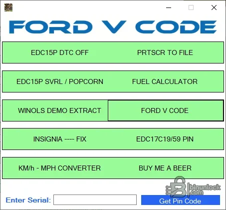 Automotive Multi-Tool main menu listing ECU, coding, conversion and calculation modules