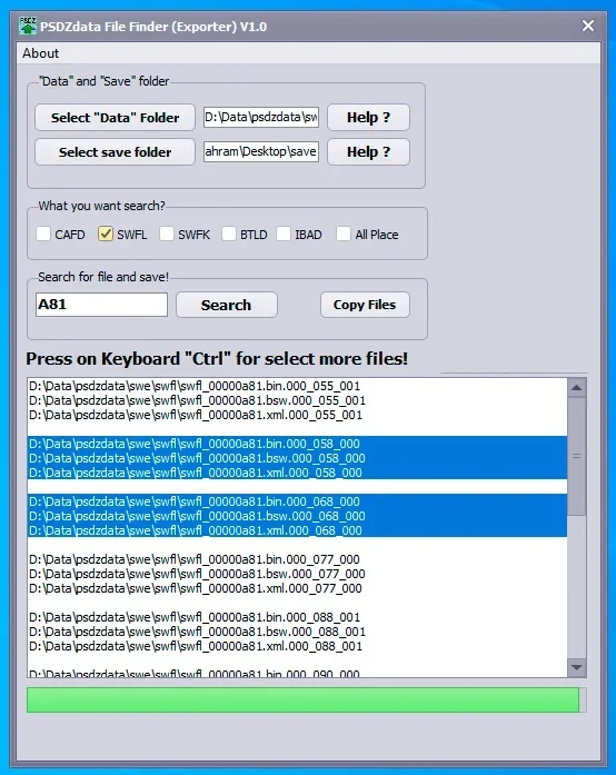 An illustration showing the benefit of the PSdZData Exporter: a small, portable folder with only the needed files versus the huge full PSdZData directory.