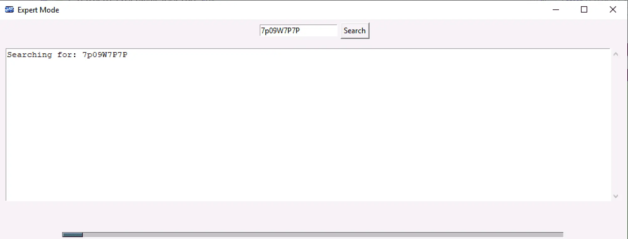 ECU Detect Expert Mode with exact calibration code search input for rapid lookup
