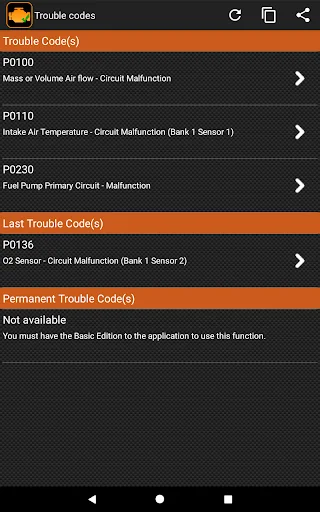 EOBD Facile Plus for Android — APK versions list with latest v3.69.1072 highlighted for OBD2 diagnostics.
