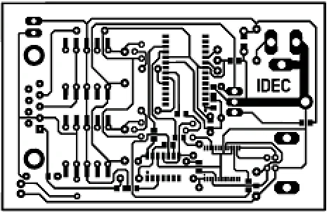 IAW59F Decoding Tool v1.0 PCB tracks view for the bench interface