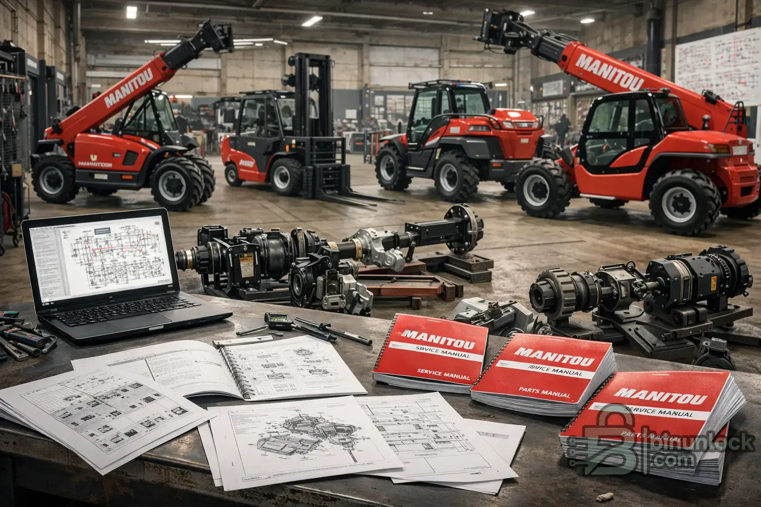 Manitou service manual PDF library 2020-09 covering MLT, MT, MRT, MHT and forklift systems for workshop repair reference.