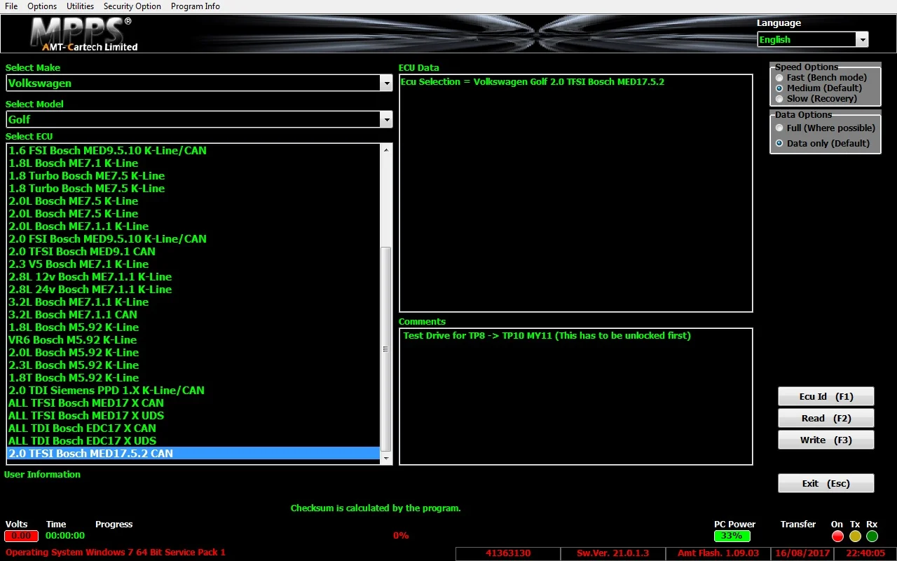 Windows Explorer showing Mpps.exe v21.0.1.3 from AMT-Cartech Ltd inside the MPPS toolkit folder.