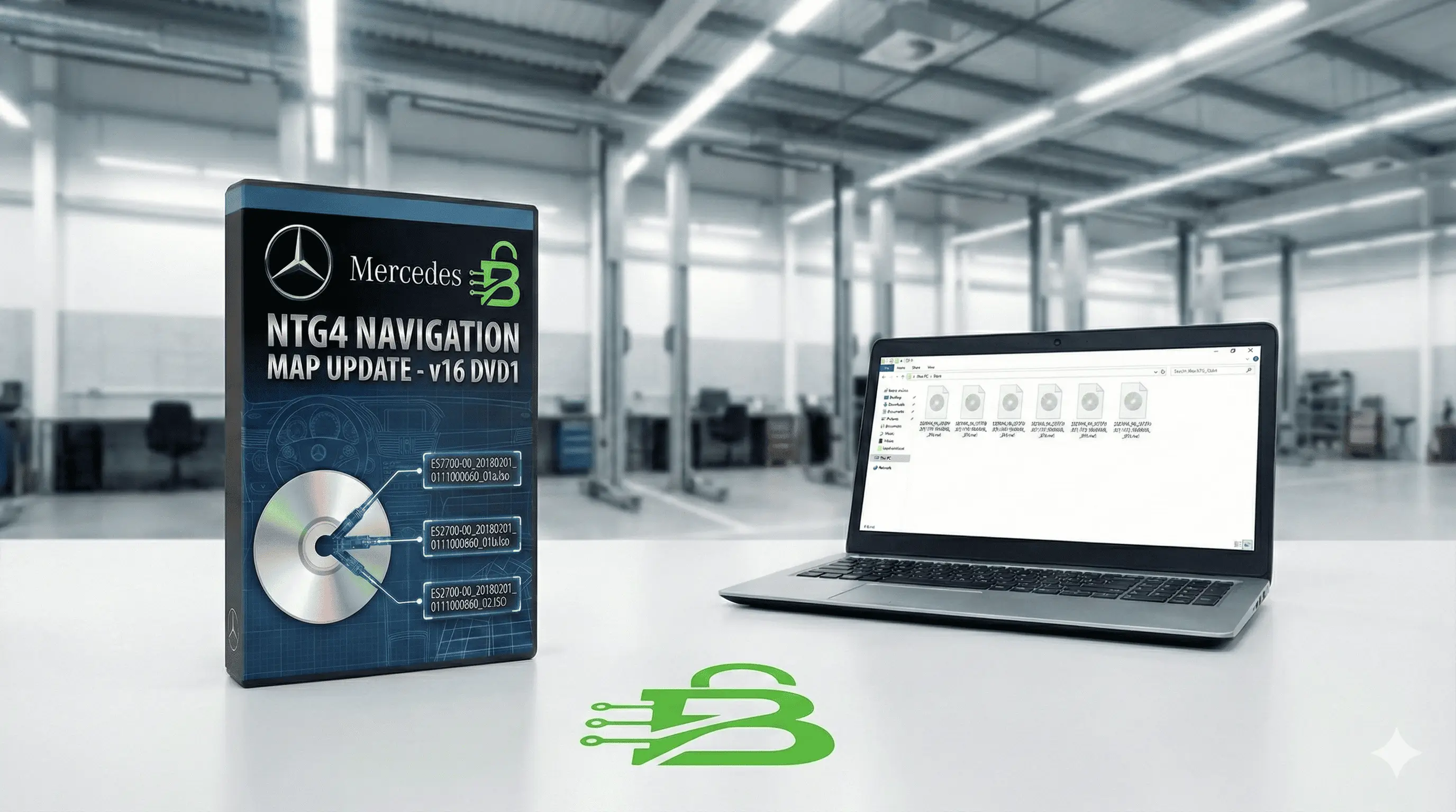 NTG4 v16 DVD1 split ISO files for Mercedes-Benz navigation map media preparation and compatible head unit update workflow.
