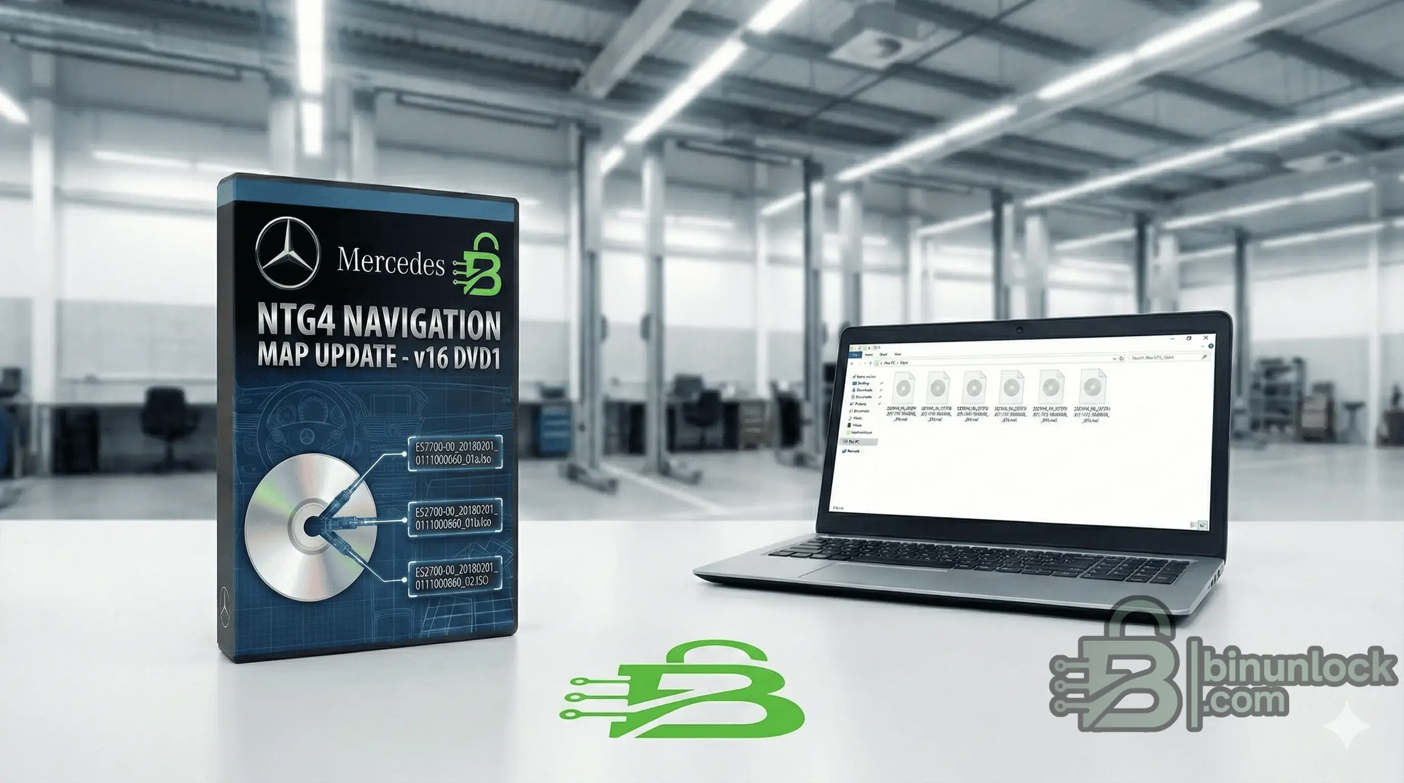 NTG4 v16 DVD1 split ISO files for Mercedes-Benz navigation map media preparation and compatible head unit update workflow.