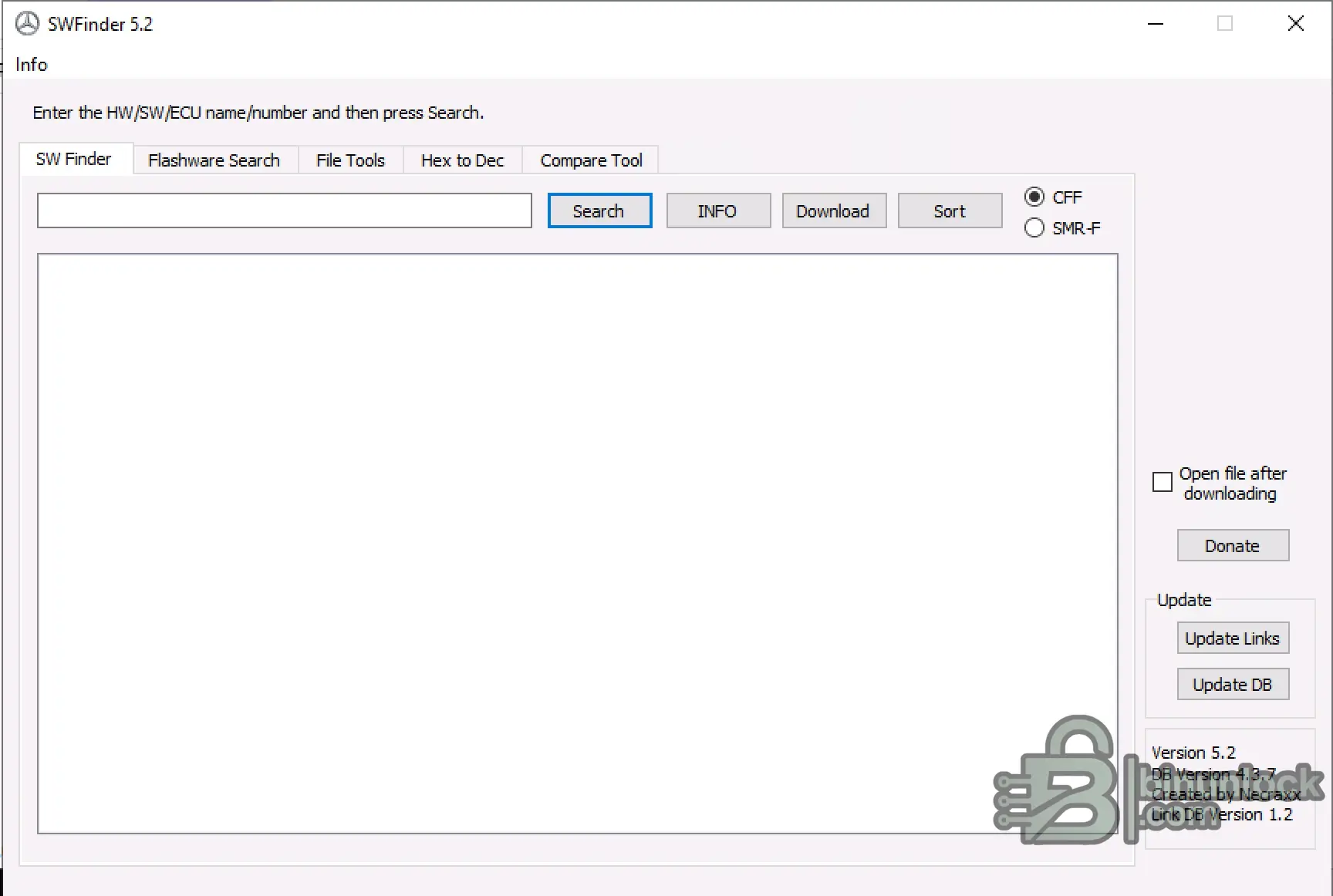 SWFinder 5.2 software search tool