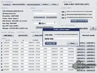 The specialized 'All Keys Lost' solution in the CAS3++ Editor, designed to create a new working key for BMW E60/E70 models with an EDC16 DME.