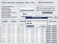 The specialized 'All Keys Lost' solution in the CAS3++ Editor, designed to create a new working key for BMW E60/E70 models with an EDC16 DME.