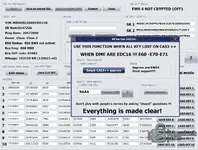 An advanced function in the CAS3++ C4 Editor showing how to save an EEPROM dump with the EWS4 crypto-sync disabled for special repair purposes.