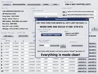 An advanced function in the CAS3++ C4 Editor showing how to save an EEPROM dump with the EWS4 crypto-sync disabled for special repair purposes.