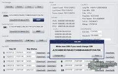 A demonstration of the EGS ISN Sync function within the CAS4 Editor, used to align the electronic gearbox controller's ISN for proper vehicle synchronization.