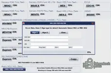 A demonstration of the ECU-ISN Reader's support for modern BMW engine control units, showing how to read the ISN from difficult ECUs like EDC17, MD1, and MG1.