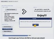 A guide showing the process of using the CAS2 to CAS3 Converter to automatically create a CAS3 (0L01Y) EEPROM file from a CAS2 (2K79X) dump for a vehicle repair or retrofit. A guide showing the process of using the CAS2 to CAS3 Converter to automatically create a CAS3 (0L01Y) EEPROM file from a CAS2 (2K79X) dump for a vehicle repair or retrofit.