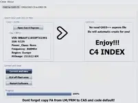 Demonstrating the advanced feature of the CAS Converter tool, which upgrades an older CAS2 or CAS3 EEPROM file to be compatible with the newest CAS3+ (C4 Index) modules. Demonstrating the advanced feature of the CAS Converter tool, which upgrades an older CAS2 or CAS3 EEPROM file to be compatible with the newest CAS3+ (C4 Index) modules.