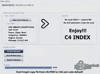 Demonstrating the advanced feature of the CAS Converter tool, which upgrades an older CAS2 or CAS3 EEPROM file to be compatible with the newest CAS3+ (C4 Index) modules.