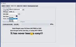 The powerful built-in Checksumme tool for advanced users, allowing manual calculation and verification of checksums for ISN, VIN, and Secret Keys across all CAS versions. The powerful built-in Checksumme tool for advanced users, allowing manual calculation and verification of checksums for ISN, VIN, and Secret Keys across all CAS versions.