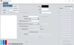 A screenshot of the language settings in BMW Master Tools, showing support for English, Swedish, German, and Arabic. A screenshot of the language settings in BMW Master Tools, showing support for English, Swedish, German, and Arabic.