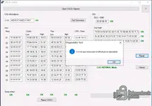A popup message from the DiagAutoBox Tool within the CAS3+ Editor stating in French Il n'est pas nécessaire d'effectuer la réparation, which means no repair is necessary.