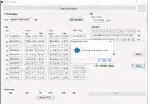 A popup message from the DiagAutoBox Tool within the CAS3+ Editor stating in French Le CAS n'est pas en boot mode, which means the CAS module is not in boot mode.