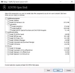 The main installation screen for XENTRY FullFix By Samik v4.8.1, showing selectable components like Vediamo, DTS Monaco 8.16, SeedCalc, and various J2534 drivers. The main installation screen for XENTRY FullFix By Samik v4.8.1, showing selectable components like Vediamo, DTS Monaco 8.16, SeedCalc, and various J2534 drivers.