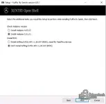 The Vediamo selection screen in the XENTRY FullFix installer, allowing the user to choose between installing Vediamo version 4.02.02 or 5.01.01.
