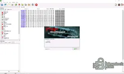 The software interface for the older iProg+ version 43, showing the hex editor and device selection menu with a connection error.