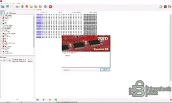 Screenshot of the iProg Pro version 55 software, with the Programmer not connected dialog box displayed over the hex editor.