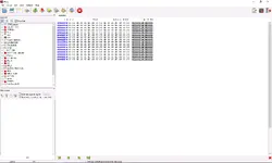 The EEPROM programming view within the iProg Pro software, showing the hex editor filled with data and the script selection tree on the left. The EEPROM programming view within the iProg Pro software, showing the hex editor filled with data and the script selection tree on the left.