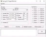 The interface of the CarProg v8.21 keygen, which allows for offline license generation and full software activation.