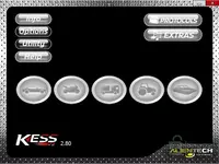 KESS v2 KTAG 2.80 menu screen
