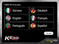 KESS v2 KTAG 2.80 settings screen
