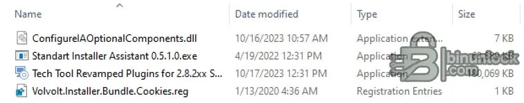 Volvo Tech TT APCI 2025 setup screen