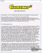 The About window for the Volvo Synchronization Utility, providing detailed instructions on how to use the tool to fix no start issues on 2000-2004 Volvo models.