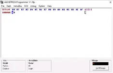 The main interface of VAG EEPROM Programmer v1.18p, showing the hex editor, and info boxes for immobilizer login and mileage. The main interface of VAG EEPROM Programmer v1.18p, showing the hex editor, and info boxes for immobilizer login and mileage.