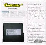 The help and information file for the Toyota 4D Key Tool, showing a list of supported vehicles like Avensis, Corolla, and RAV4, and detailed usage instructions.