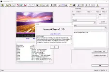The About window for ImmoKiller v1.10, which includes a disclaimer stating the software is an educational project. The About window for ImmoKiller v1.10, which includes a disclaimer stating the software is an educational project.