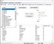 The Key Maker interface in EFFI, displaying a list of supported transponder types and a vehicle compatibility table. The Key Maker interface in EFFI, displaying a list of supported transponder types and a vehicle compatibility table.