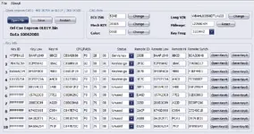 The main interface of the BMW CAS1 EEPROM Editor, showing the decoded CAS data like ISN and VIN, and a detailed list of 10 key slots with their status. The main interface of the BMW CAS1 EEPROM Editor, showing the decoded CAS data like ISN and VIN, and a detailed list of 10 key slots with their status.