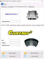SID202/SID206/SID803 (95320) tab illustrating EEPROM workflow and Synchro to ECU/Dash actions.