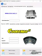 SID202/SID206/SID803 (95320) tab illustrating EEPROM workflow and Synchro to ECU/Dash actions.