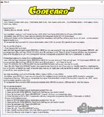 Built-in About/Help page listing supported Ford cars and step-by-step instructions for PATS synchronization.