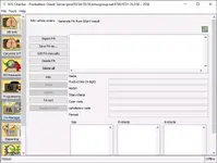 FA-Manager for editing vehicle orders, product line, model, time criteria and codes.