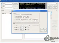 Options dialog showing auto scan/connect, time sync after coding and ENET Scan IP/ports settings.