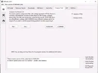 Compare Tool v2.0 with options for Vediamo HTML or Monaco HTML and Filter Diff/Compare buttons.
