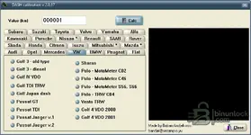 VW section with Golf/Passat/Polo VDO and TRW supported clusters