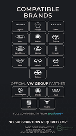 Carista screen showing module list with ABS faults and Reset button for diagnosing and clearing trouble codes.