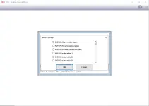 Isuzu E-IDSS package selector showing Clark, Denyo and Doosan coverage for industrial engines