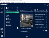 Autocom 2021.11 Service Light Reset with OBD socket location guidance for Mercedes